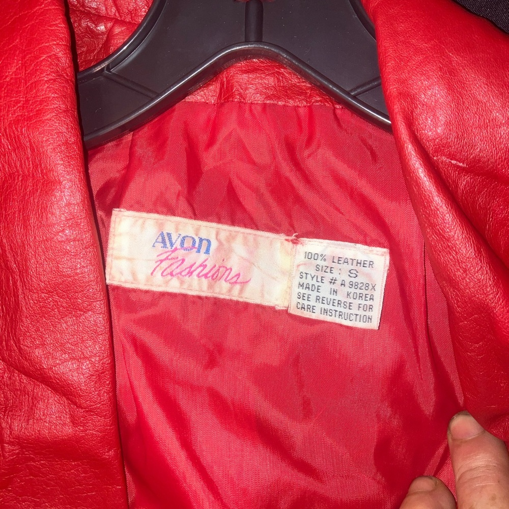 Vintage Avon leather jacket size Large